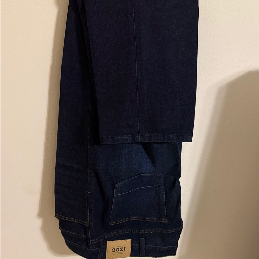 Izod Men's Deep Blue Bootcut Jeans